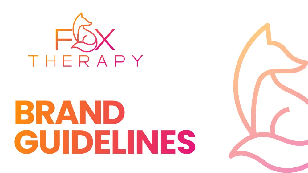 Fox Therapy brand guidelines cover
