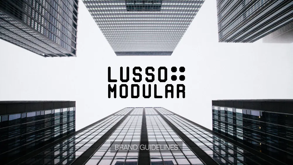 Lusso Modular brand guidelines