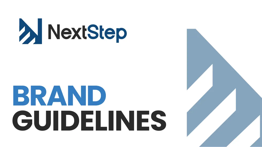 Next Step brand guidelines cover