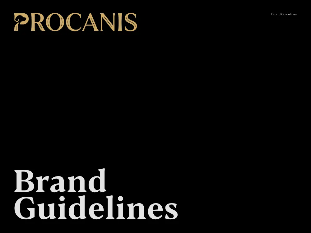 PROCANIS brand guidelines
