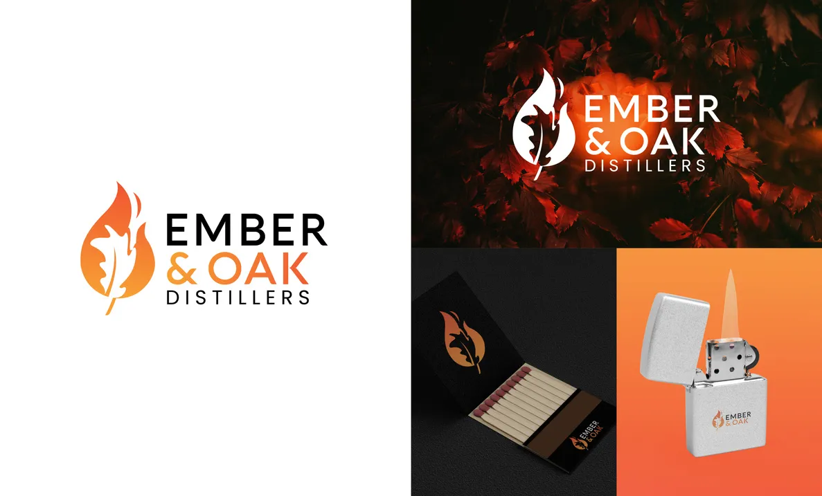 Logo design and brand mockup, project 45